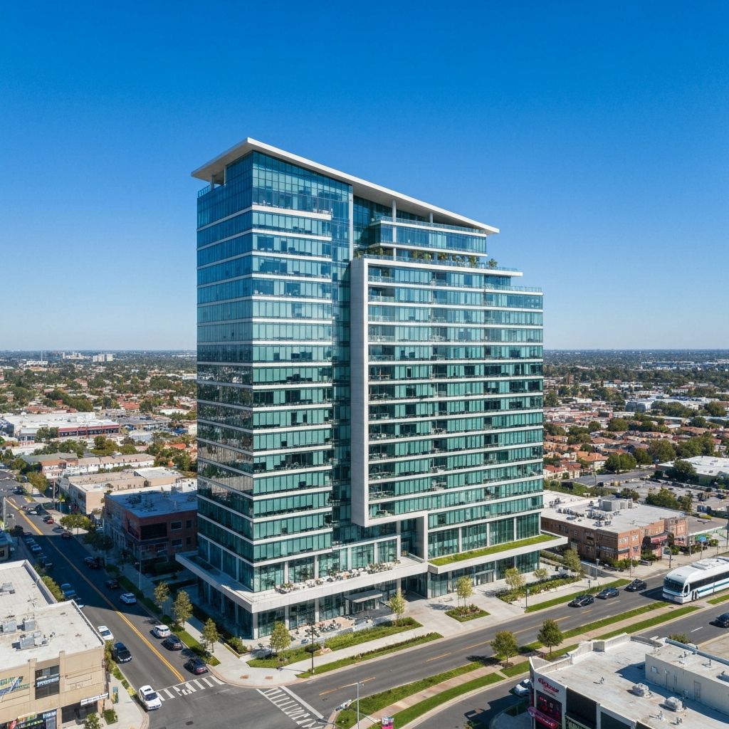 Class A commercial building exterior